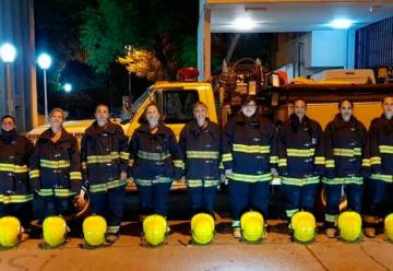2 de cada 10 bomberos voluntarios son mujeres en Cordoba