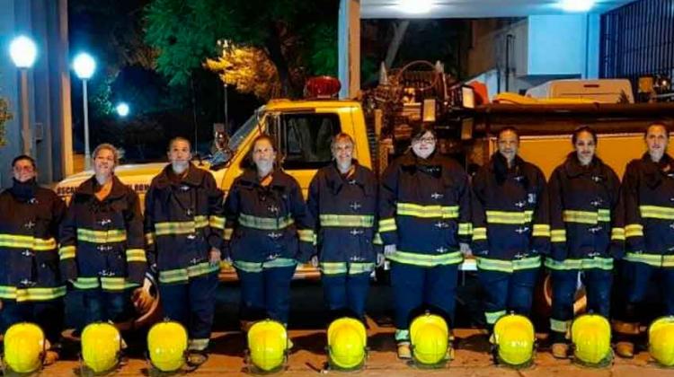 2 de cada 10 bomberos voluntarios son mujeres en Cordoba