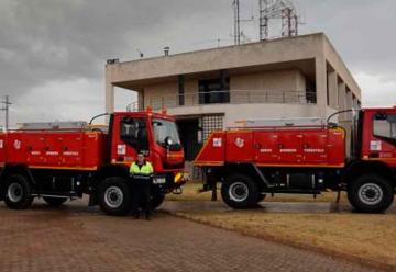 Nueva autobomba para los bomberos forestales en La Torre