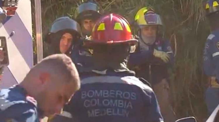 42 unidades de bomberos atendieron incendio en Itagüí