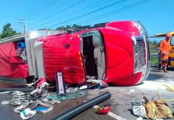 Seis bomberos resultan heridos mientras realizaban simulacro