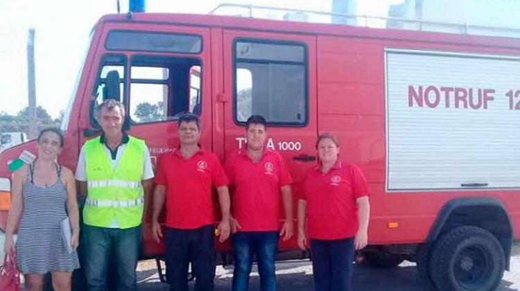 Nueva unidad para Bomberos Voluntarios de Hernández