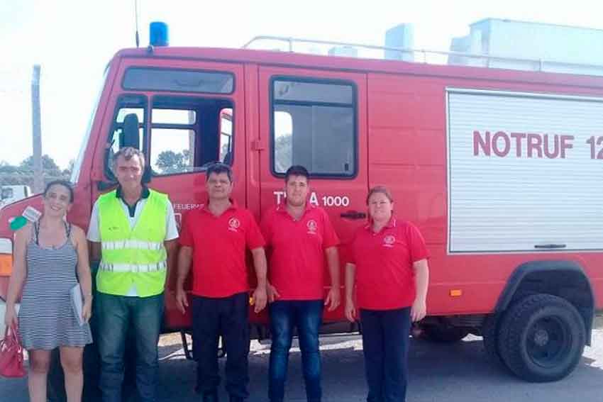 Nueva unidad para Bomberos Voluntarios de Hernández