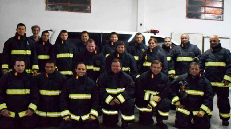 Bomberos Voluntarios de Ramallo con nuevos equipos de protección