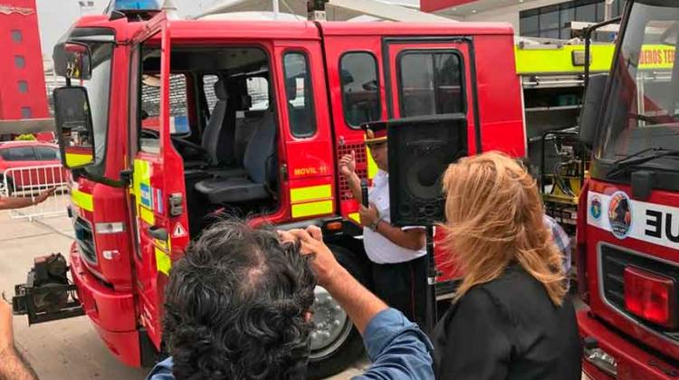 Bomberos Voluntarios de Las Termas presentó la nueva autobomba