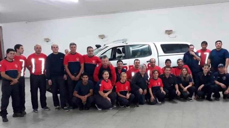 Bomberos Voluntarios presentó la nueva camioneta 0 Km