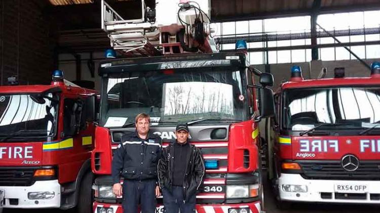 Bomberos Voluntarios de Las Flores incorporan escalera de 32 metros