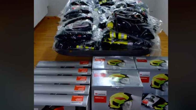 Nuevos equipos de protección para Bomberos de Berrotarán