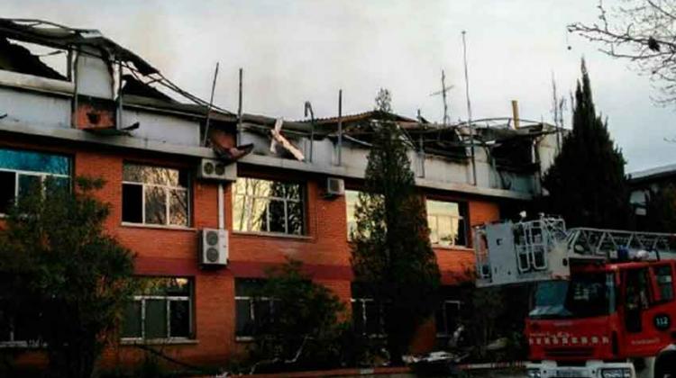 Incendio en la sede central de los Bomberos en Cerdanyola