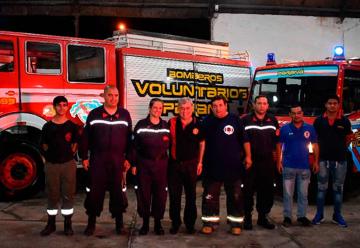 Autoridad del Consejo Nacional de Bomberos Voluntarios visitó Paraná