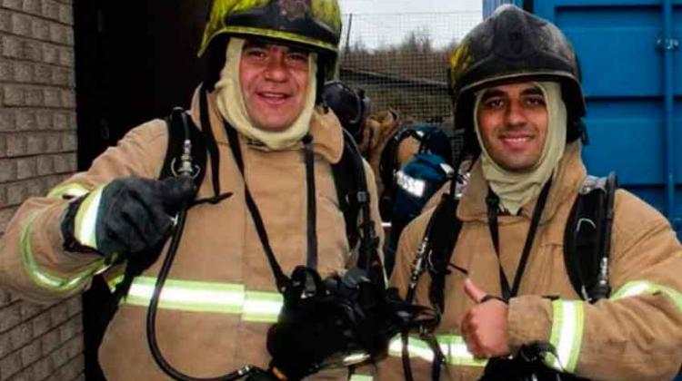 Bomberos de Merlo se capacitaron en Escocia