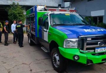 Bomberos Miramar recibió una autobomba de rápida intervención