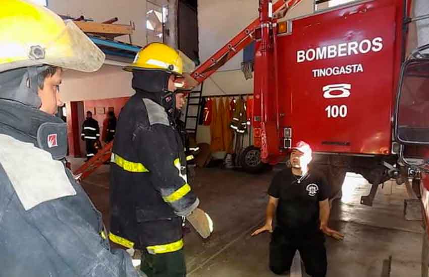 Bomberos Tinogasta cierra sus puertas por falta de recursos