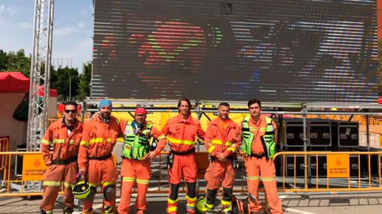 Bomberos de Gandia, el mejor equipo provincial de excarcelación