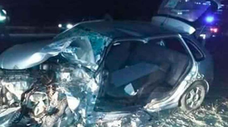 Un bombero herido al intentar rescatar al joven en accidente vehicular