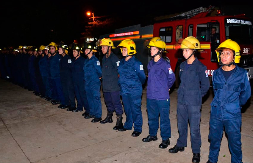 Bomberos Voluntarios de Encarnación tiene nuevos integrantes