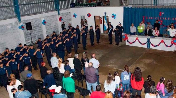 Festejo por los 8 años de los bomberos de Gutiérrez