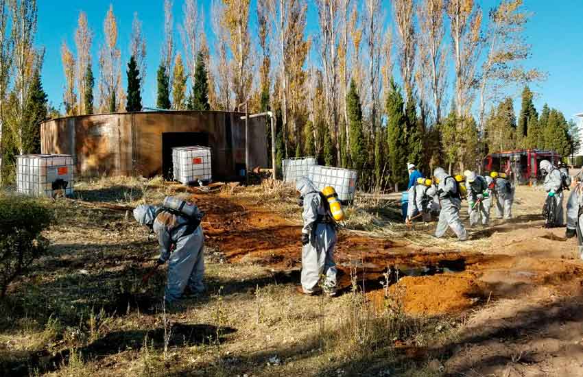 Bomberos de Cutral-Co continúa con la especialización en Materiales Peligrosos