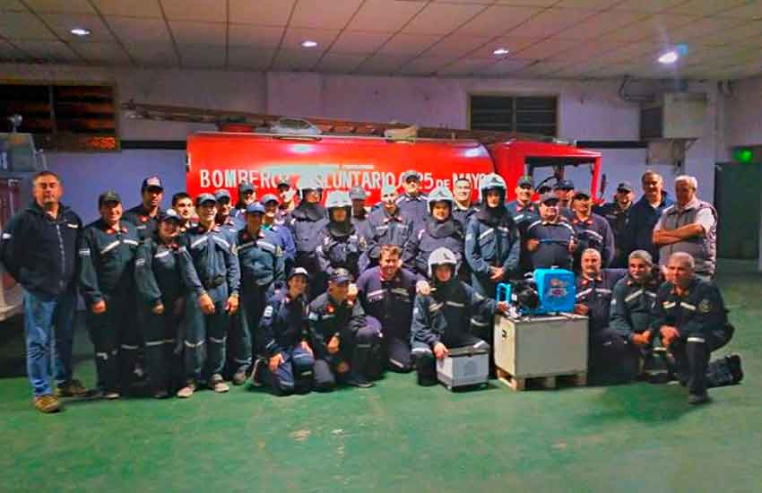 Bomberos Voluntarios de 25 de Mayo adquirió nuevo material