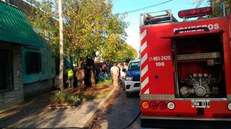 Un incendio en un geriátrico en Berisso causó momentos de tensión