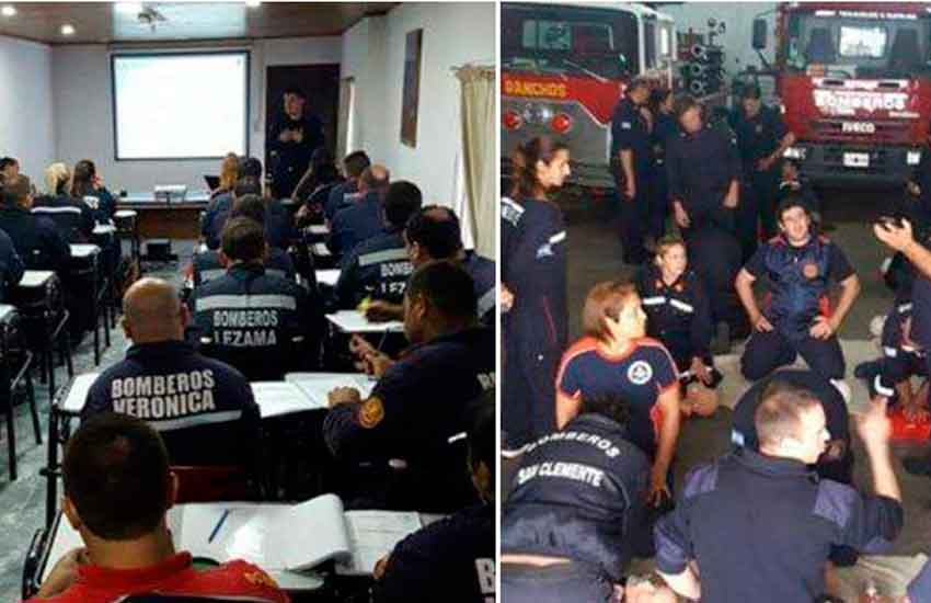 Curso de Socorrismo en Bomberos Voluntarios de Ranchos