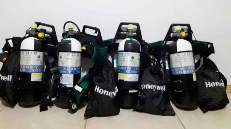 Bomberos Voluntarios de Del Valle con nuevo equipamiento Bomberos Voluntarios de Del Valle con nuevo equipamiento