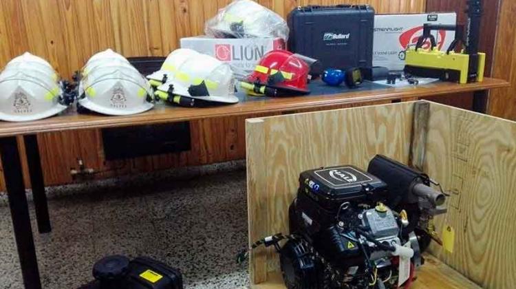 Bomberos Voluntarios de Gálvez adquirió nuevo equipamiento Bomberos Voluntarios de Gálvez adquirió nuevo equipamiento