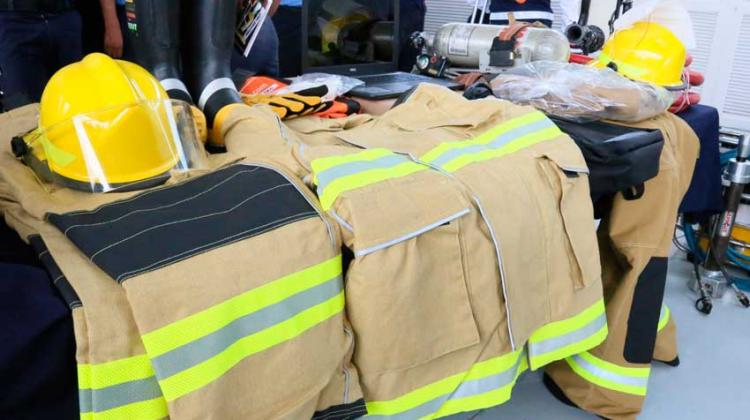 Entregan equipo a Bomberos del Estado de Guanajuato