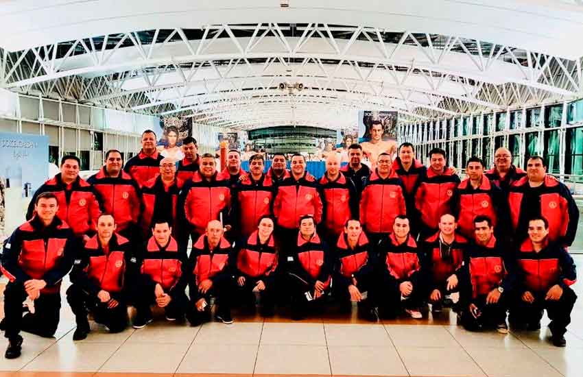 Bomberos Voluntarios de Argentina se capacitan en Colombia
