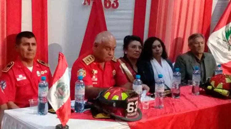 Crean comandancia departamental de bomberos de Ayacucho Crean comandancia departamental de bomberos de Ayacucho
