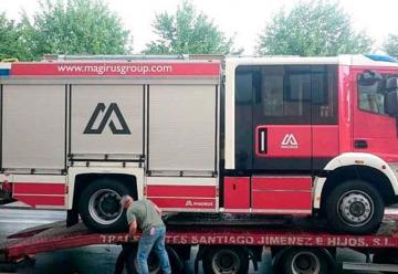 Llegan a León los primeros camiones de bomberos para los parques