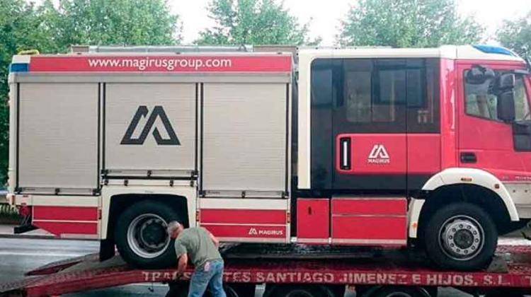Llegan a León los primeros camiones de bomberos para los parques Llegan a León los primeros camiones de bomberos para los parques