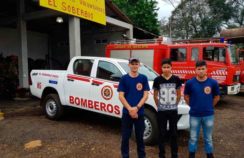 Bomberos de El Soberbio tienen una nueva unidad