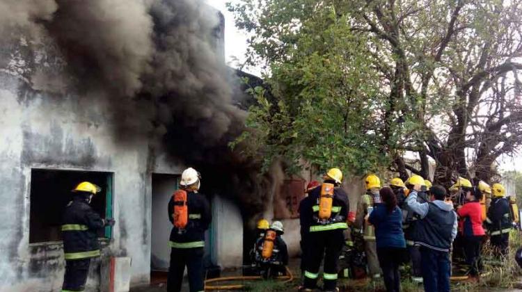 Curso de Incendios Estructurales de la ANB en San Luis