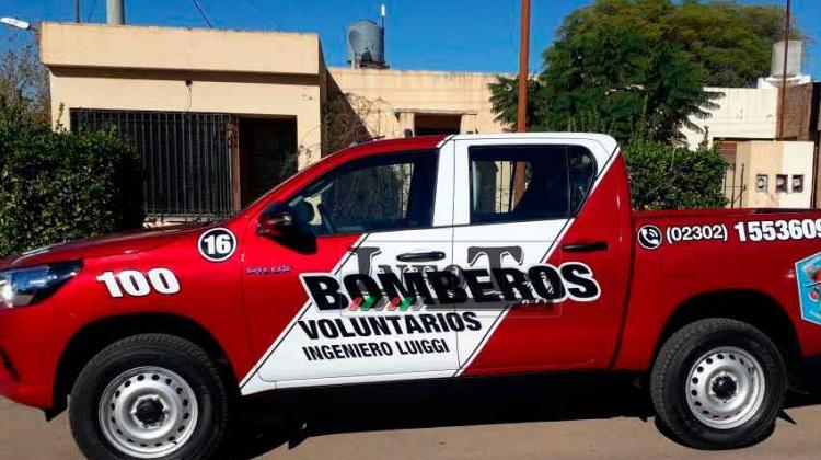 Bomberos Voluntarios de Ingeniero Luiggi sumó una nueva unidad