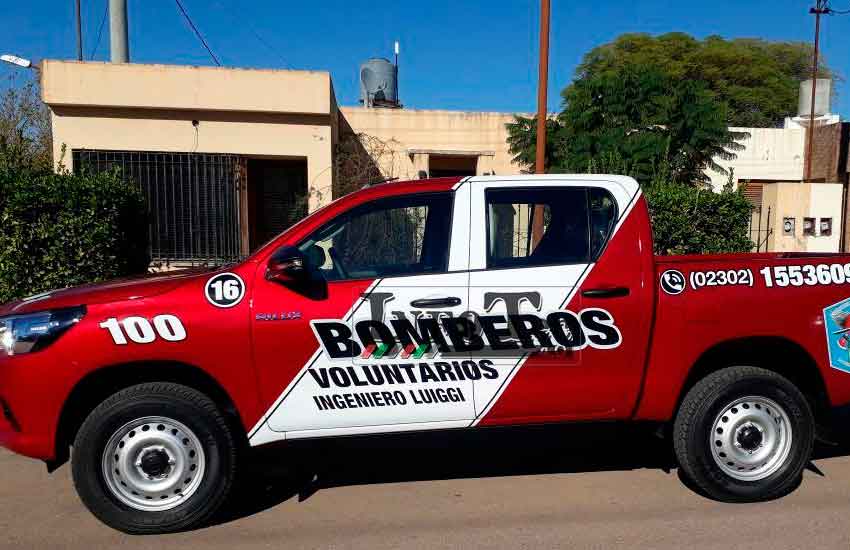 Bomberos Voluntarios de Ingeniero Luiggi sumó una nueva unidad