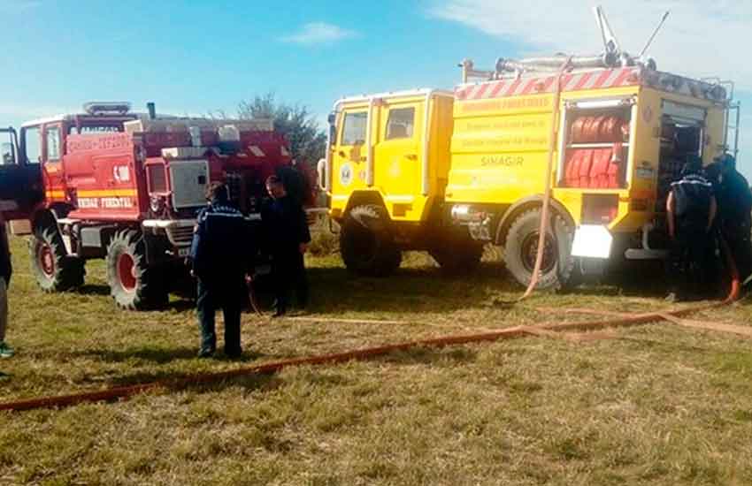 Entregaron nueva autobomba para Bomberos de Jacinto Aráuz