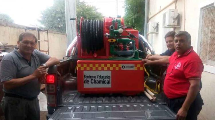 Bomberos Voluntarios Chamical adquirió un Equipo de ataque rápido Bomberos Voluntarios Chamical adquirió un Equipo de ataque rápido
