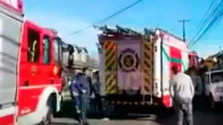 Carros de bomberos colisionaron tras acudir a emergencia