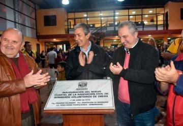 Inauguran la nueva sede de los Bomberos Voluntarios de Oberá