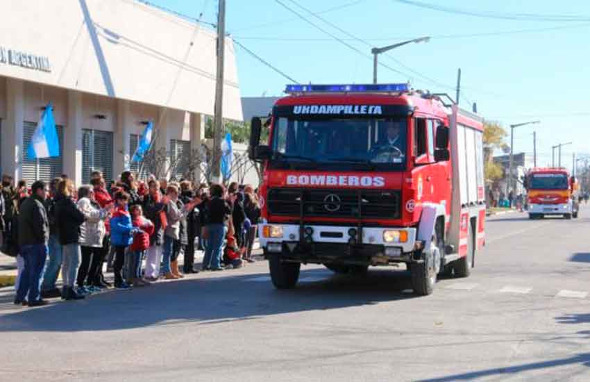 Desfile de la Federación Bonaerense en Urdampilleta