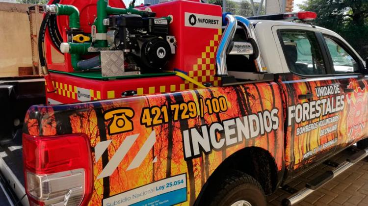 Bomberos de Chajarí adquirió un Equipo de ataque rápido Bomberos de Chajarí adquirió un Equipo de ataque rápido