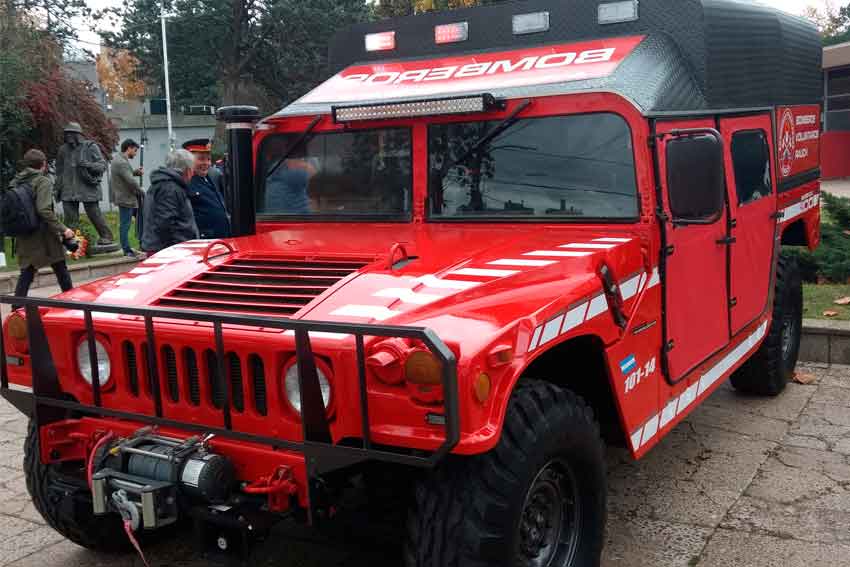 Nueva unidad de los Bomberos Voluntarios Rauch