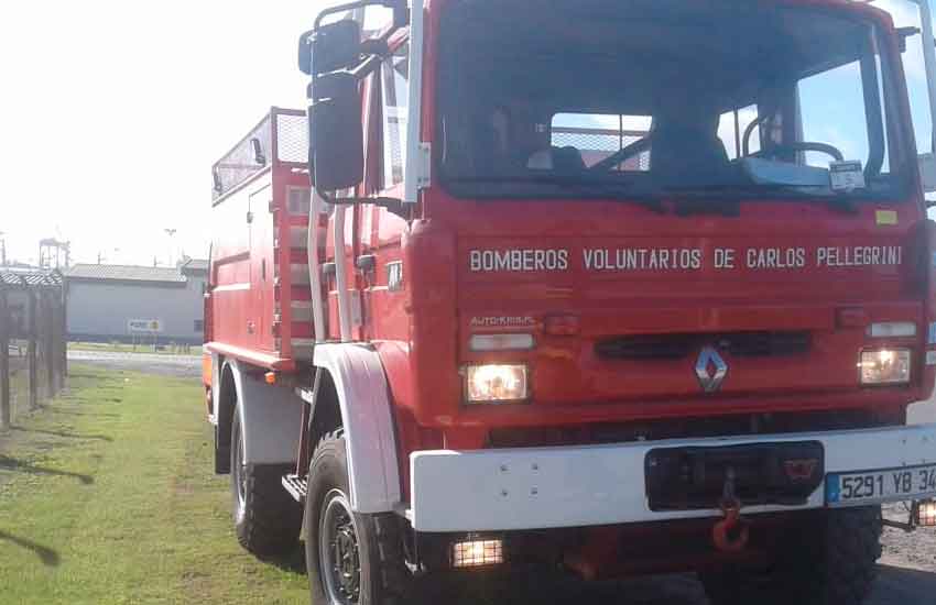 Nueva Unidad para Bomberos Voluntarios Carlos Pellegrini