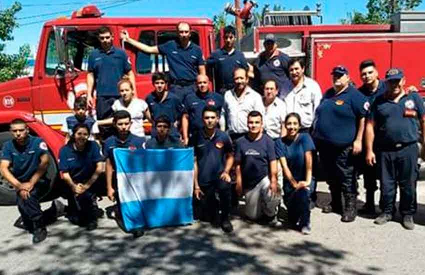 Bomberos de Caucete recuperaron la tabla que les habían robado.