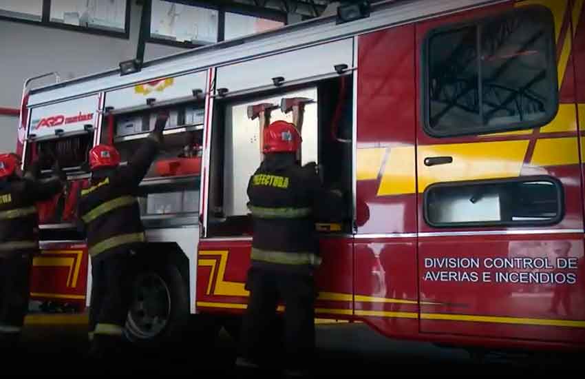 Una autobomba por dentro
