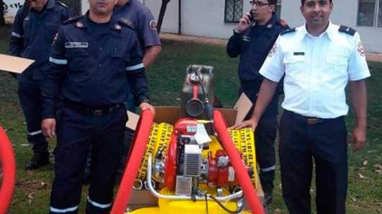 Nuevo equipo contra incendios forestales para bomberos de Garzón Nuevo equipo contra incendios forestales para bomberos de Garzón