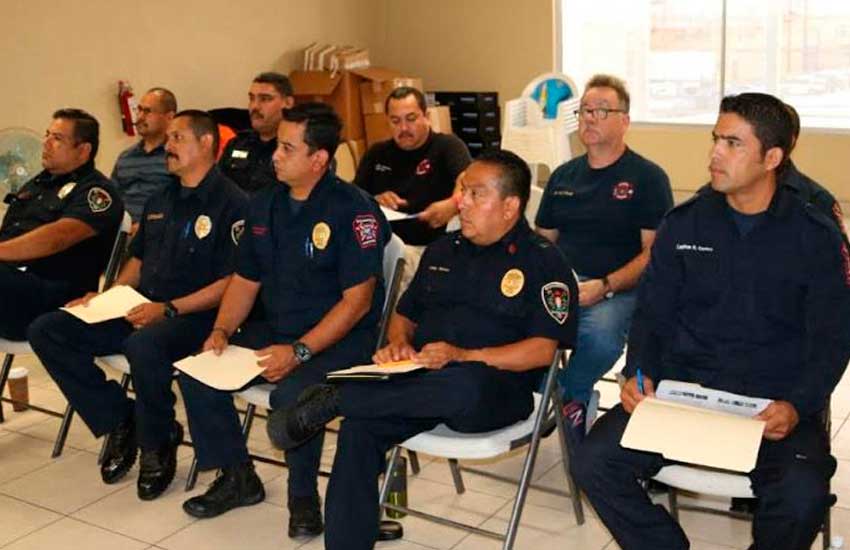 Bomberos se capacitan en sistema de comando de incidentes