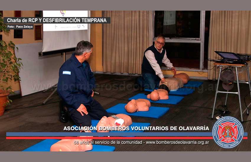 Nueva charla de RCP Básica y Desfibrilación Temprana