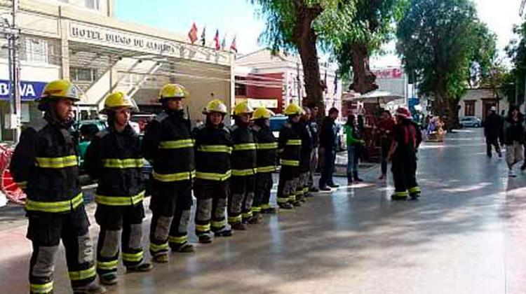 Bomberos de Copiapó conmemoran 150 años Bomberos de Copiapó